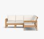 Malibu Teak 5-Piece Outdoor Sectional (85&quot;)