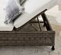 Torrey Wicker Outdoor Double Chaise Lounge