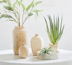 Faux Speckled Aloe Vera Plant In Terracotta Pot