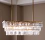 Gemma Crystal Rectangle Chandelier (30&quot;)