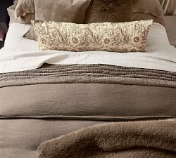 Venice Embroidered Filled Lumbar Pillow