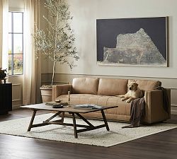 Faye Leather Sofa