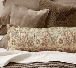 Venice Embroidered Filled Lumbar Pillow