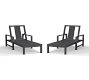 Indio Metal Outdoor Single Chaise Lounge