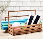 Teak Wood Outdoor Pool Storage Collection