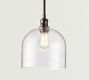 Textured Glass Pole Pendant (6&quot;-10&quot;)