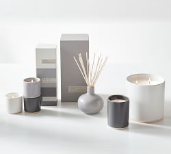 Mason Ceramic Scented Candle - White Spruce