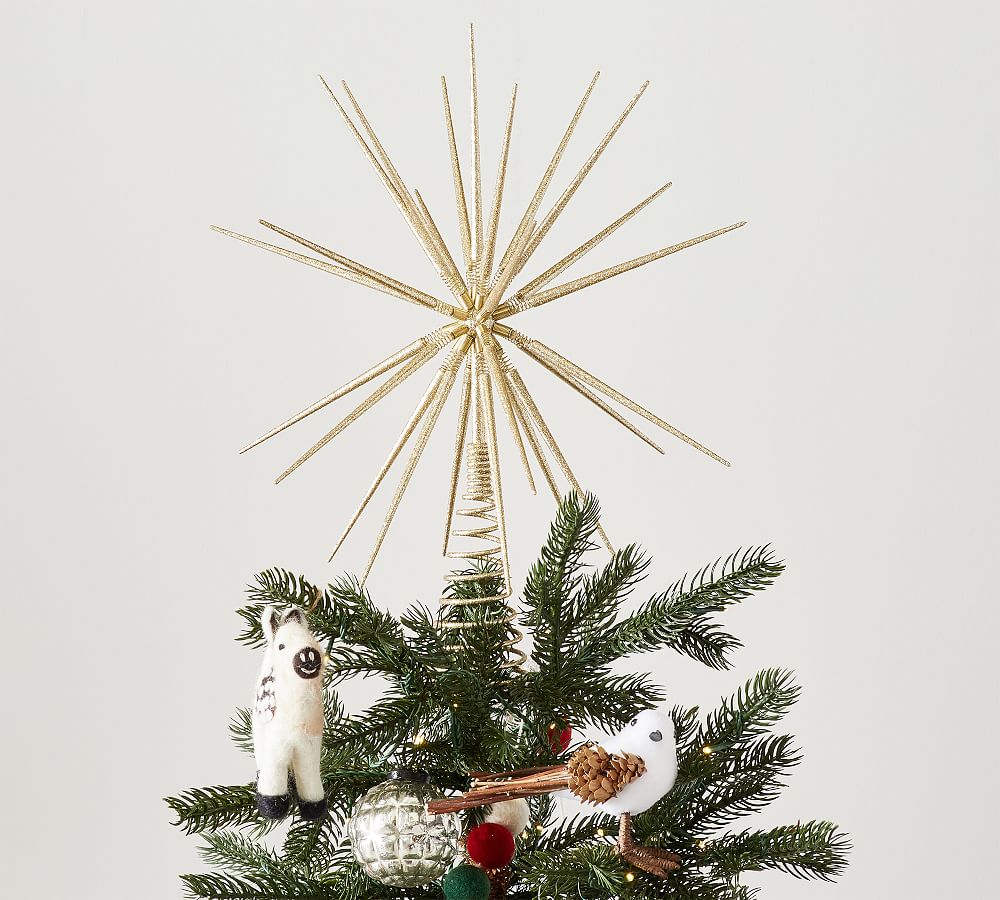 Glitter Starburst Tree Topper
