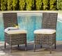 Abbott Concrete &amp; Acacia Chunky Leg Dining Table + Huntington Chair Dining Set