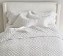 Belgian Flax Linen Diamond Quilted Sham