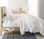 Belgian Flax Linen Fringe Ruffle Duvet Cover