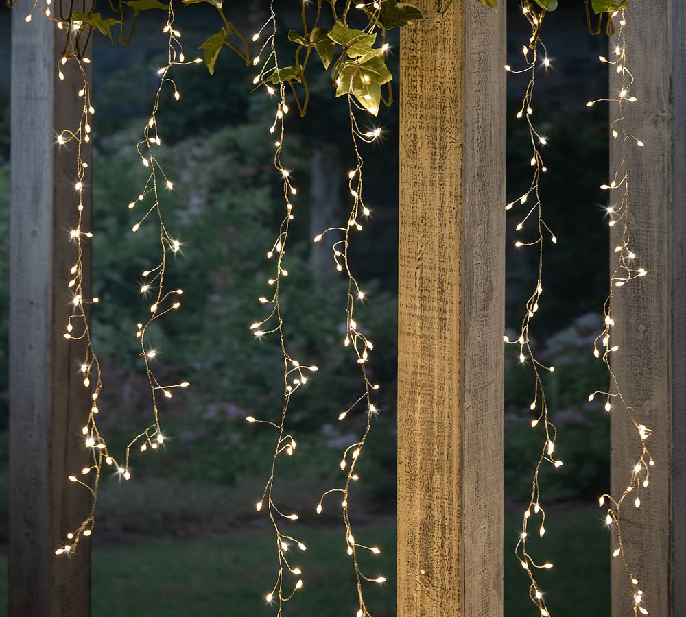 Firecracker LED Curtain Lights, 9'
