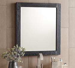 Siana Handcrafted Rectangular Wood Mirror