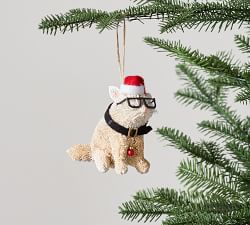 Bottlebrush Cat Ornament