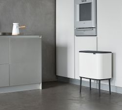 Brabantia Bo Elevated Touch Top Trash and Recycling Cans
