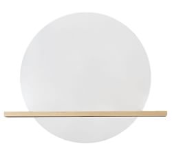 Rilen Round Mirror &amp; Shelf