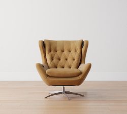 Wells Tufted Leather Gaming Chair