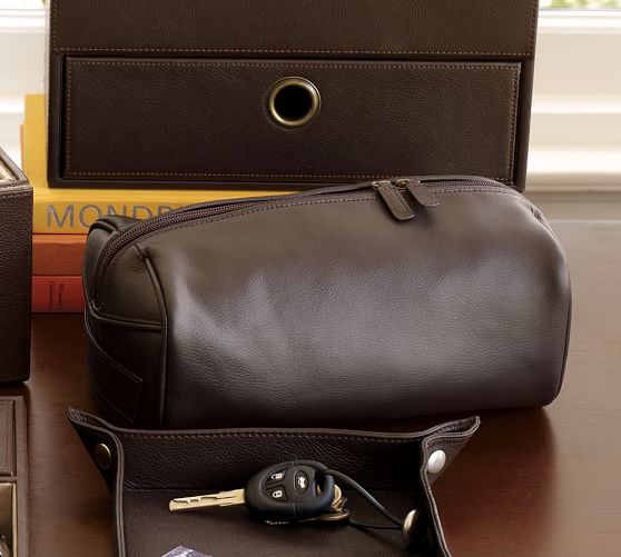Colby Leather Toiletry Case