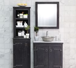 Siana Handcrafted Rectangular Wood Mirror