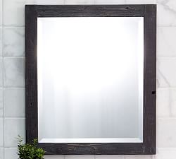 Siana Handcrafted Rectangular Wood Mirror