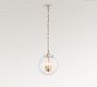 Anthony Recycled Glass Globe Pendant (14&quot;-18&quot;)