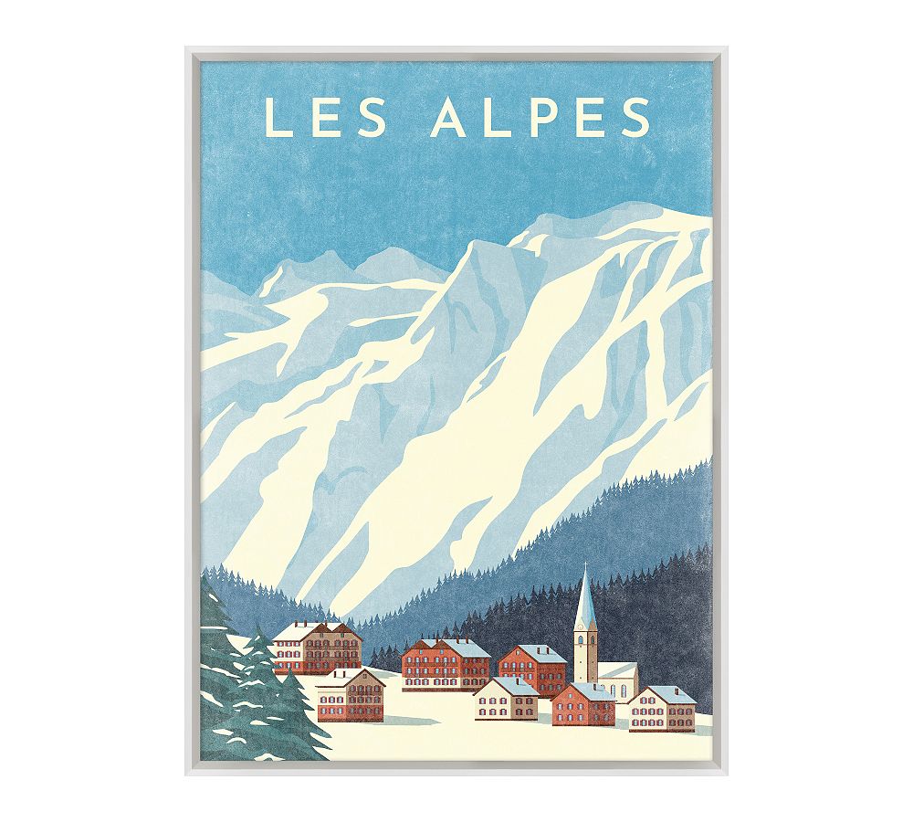 Les Alpes Poster Framed Print