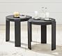 Malibu Metal Stackable Outdoor Side Stool, Set of 2 (18&quot;)