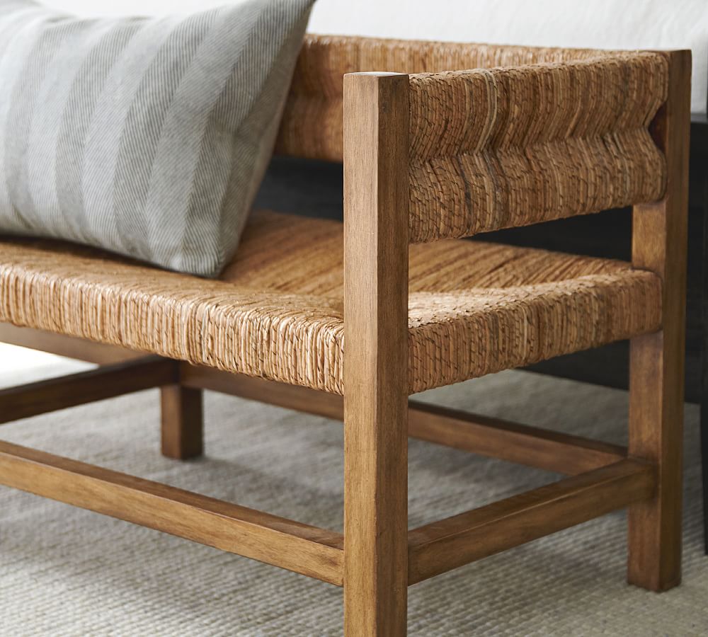 Malibu Woven Bench (64") - Stylish & Durable Seating