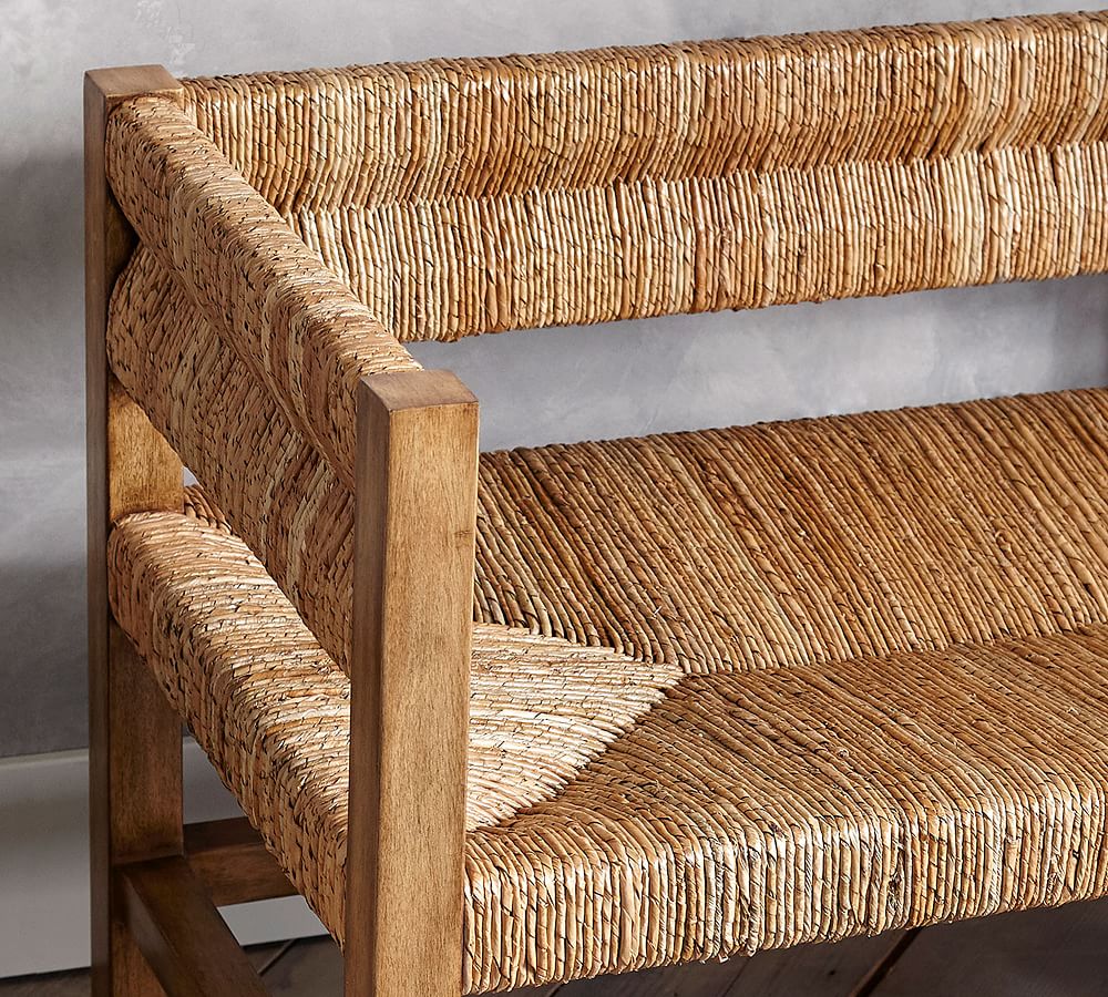 Malibu Woven Bench (64") - Stylish & Durable Seating