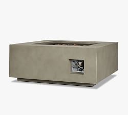 Burrows Steel Square Propane Fire Pit Table with Lid Cover (36&quot;)