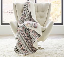 Disney Mickey Mouse Fair Isle Throw