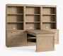 Livingston Peninsula Desk with 105&quot; Bookcase Suite (105&quot;)