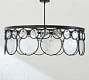 Easton Outdoor Recycled Glass Round Chandelier (40&quot;)