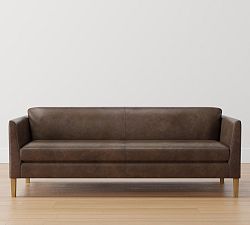 Open Box: Hudson Leather Sofa
