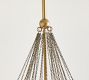 Cooper Glass Bubbled Round Chandelier (28&quot;)