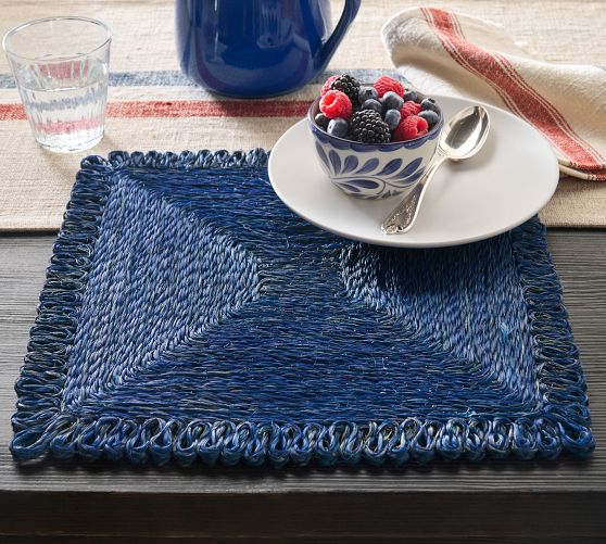 Abaca Handcrafted Square Placemats