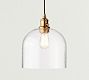 Textured Glass Cord Pendant (6&quot;-10&quot;)