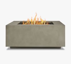 Burrows Steel Square Propane Fire Pit Table with Lid Cover (36&quot;)