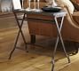 Carter Rectangular Metal Folding Tray Table (23&quot;)