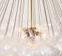Cooper Glass Bubbled Round Chandelier (28&quot;)
