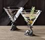 Figural Stag Martini Glasses - Set of 2