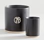 Mason Ceramic Scented Candle - Black Amber