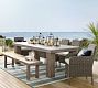 Abbott Concrete &amp; Acacia Chunky Leg Dining Table + Huntington Chair Dining Set