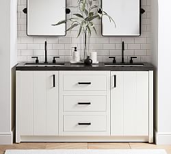 Austen 60&quot; Concrete Top Double Sink Vanity