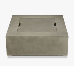 Burrows Steel Square Propane Fire Pit Table with Lid Cover (36&quot;)