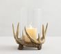Antler Hurricane Candleholder