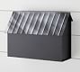 Modern Farmhouse House Mailbox, Black