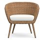Hayes Outdoor Lounge Chair Cushion Cover, High Performance Recycled Canvas, Frost