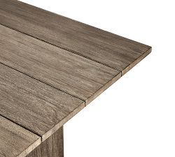Hutson Teak Rectangular Outdoor Dining Table (110&quot;)