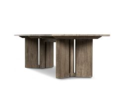 Hutson Teak Rectangular Outdoor Dining Table (110&quot;)